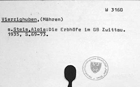 Vierzighuben, Mähren