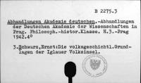 Abhandlungen Akademie deutschen [B-2275.3]