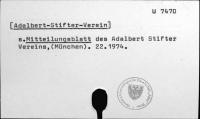 Adalbert-Stifter-Verein [W-7470.]