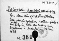 Adler-Orden königlich preußischer [W-3891.]
