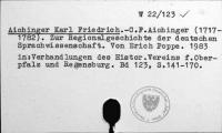 Aichinger Karl Friedrich