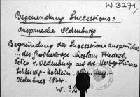 Begruendung Succestionsansprueche Oldenburg