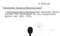 Deutsches Olympia-Ehrenzeichen