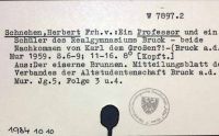 Schnehen, Herbert Freiherr von [W-7897.2]