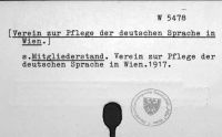 Verein zur Pflege der deutschen Sprache in Wien