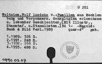 Weltzien, Wolf Luedecke v.